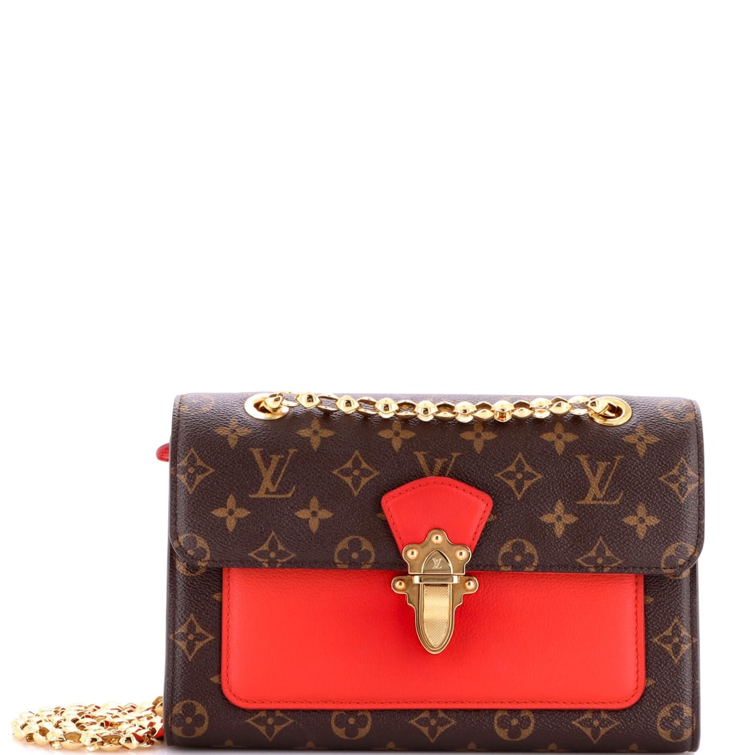 Louis Vuitton Victoire Handbag Monogram Canvas and Leather (1 of 7)