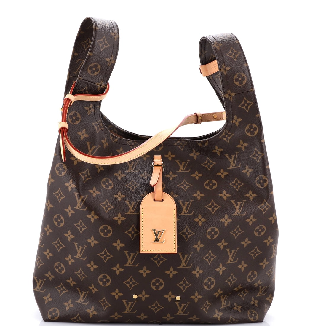 Louis Vuitton Atlantis Handbag Monogram Canvas: Among Louis Vuitton's working silhouettes, the Atlantis is the one collectors return to first - the structured top-handle silhouette finished in the line's signature monogrammed canvas. Worked in