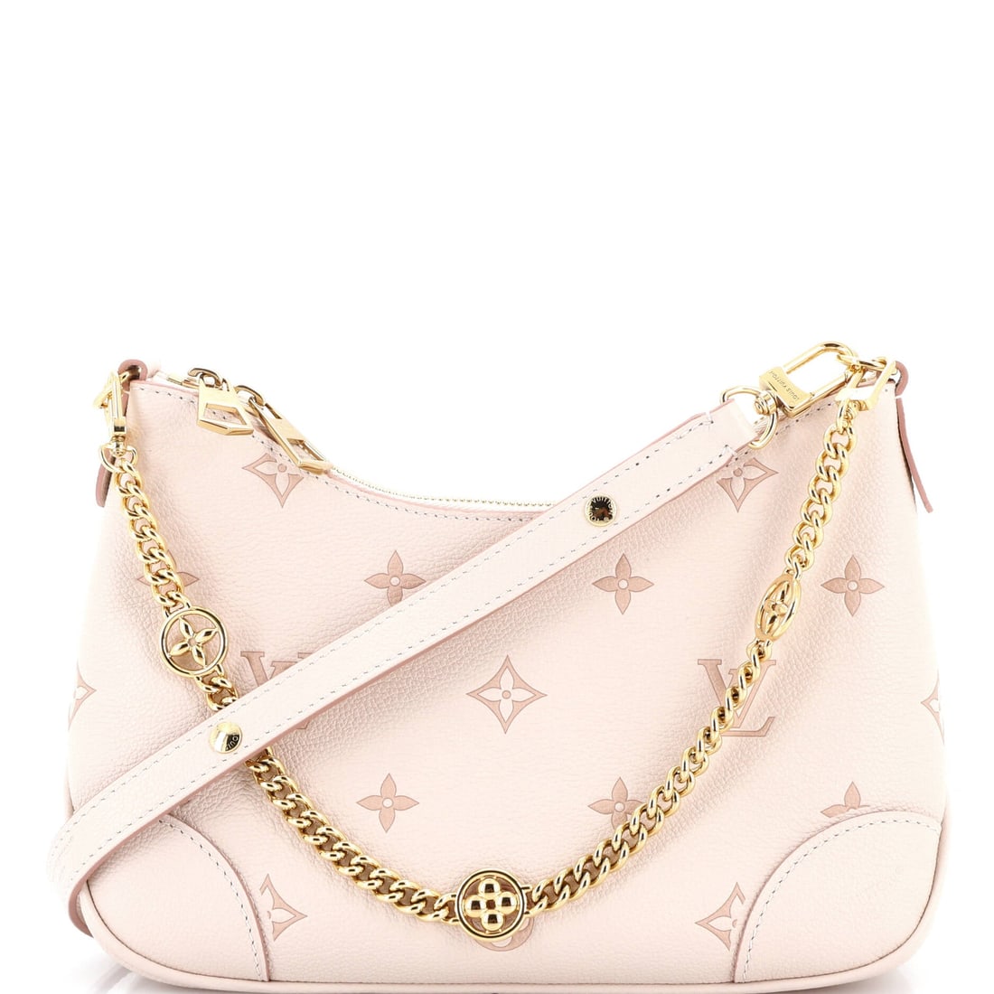 Louis Vuitton Boulogne NM Handbag Outline Monogram Empreinte Leather: There is a reason the Boulogne keeps returning to the conversation, and this Louis Vuitton example is part of it: the half-moon shoulder silhouette first introduced in the 1990s and reissued under Ghe