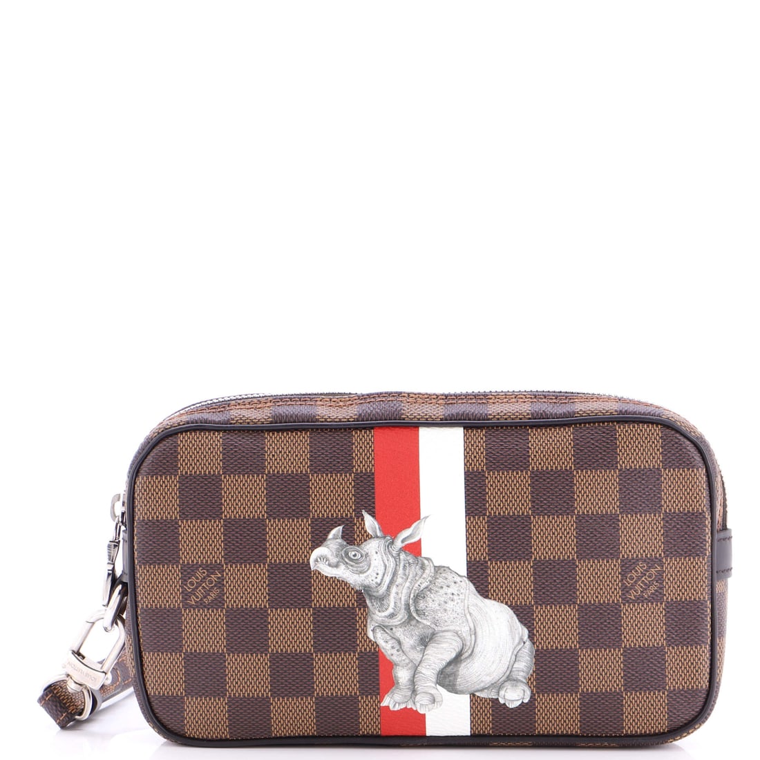 Louis Vuitton Pochette Volga Limited Edition Chapman Savane Damier: Pieces like this Louis Vuitton Pochette are why the line is considered a baseline: the slim, flat clutch profile sized to read as deliberate rather than decorative. The piece is finished in Damier -