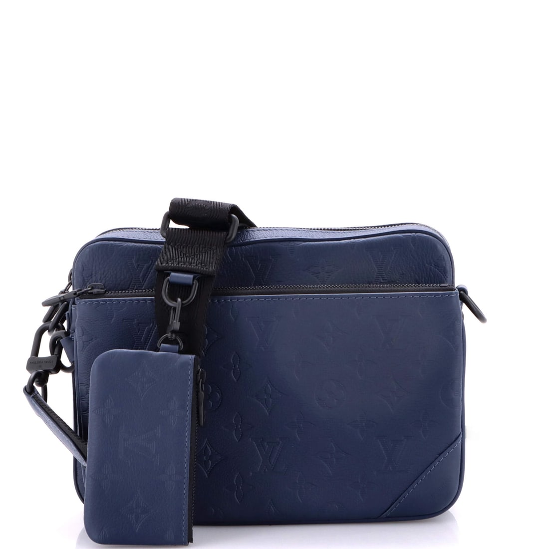 Louis Vuitton Trio Messenger Bag Monogram Shadow Leather (1 of 8)