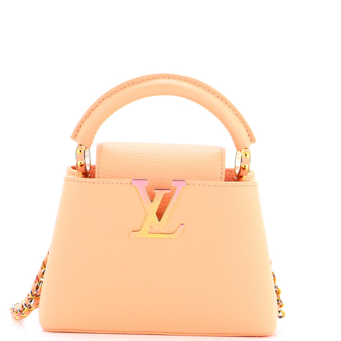 Louis Vuitton Braided Chain Capucines Bag Taurillon Leather (1 of 7)
