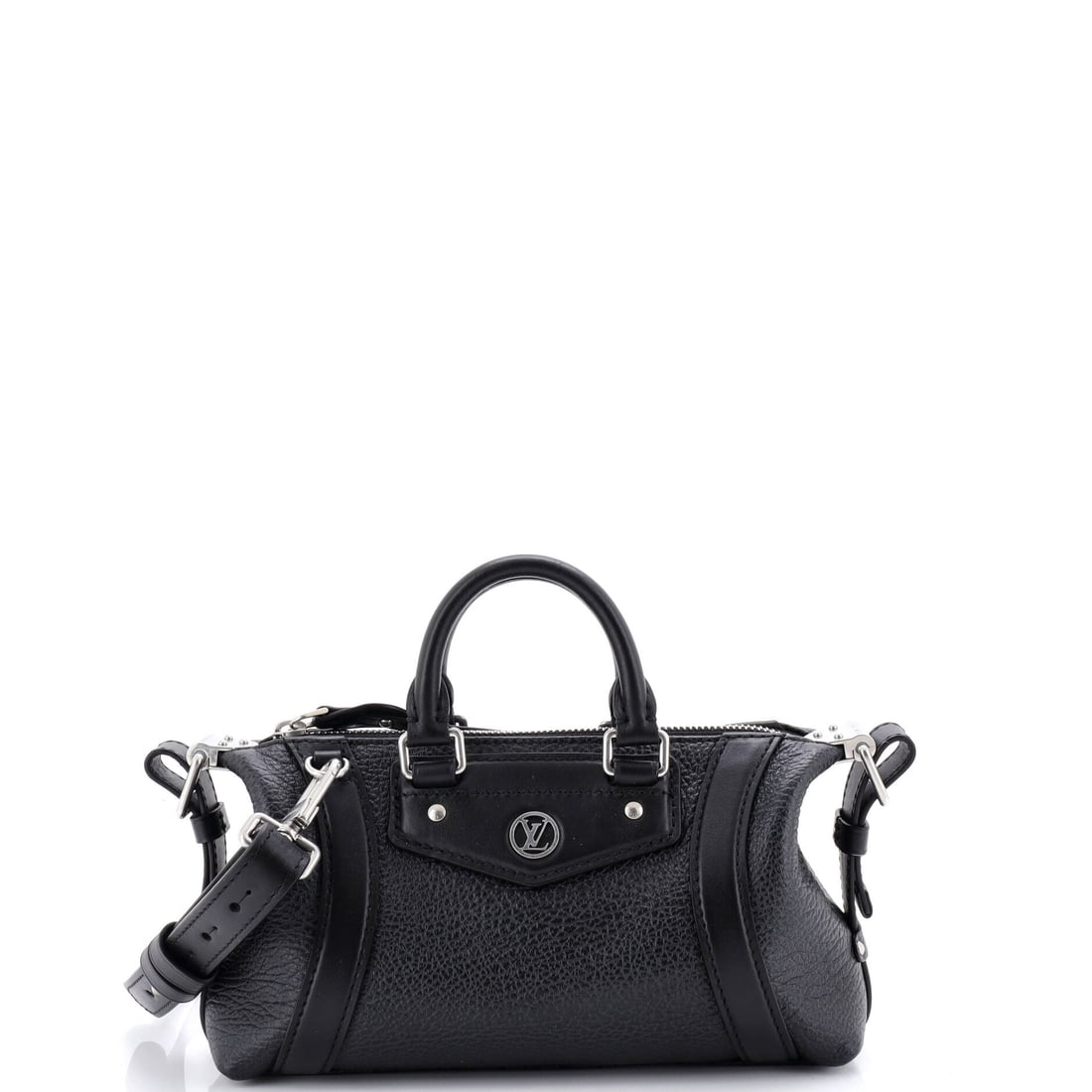 Louis Vuitton LV Biker Bag Leather: Examined closely, the LV Biker resolves around a single design idea: the moto-inflected shoulder silhouette finished with the house's distinctive belt-and-buckle hardware. The 4 by 9 by 4 inch format 