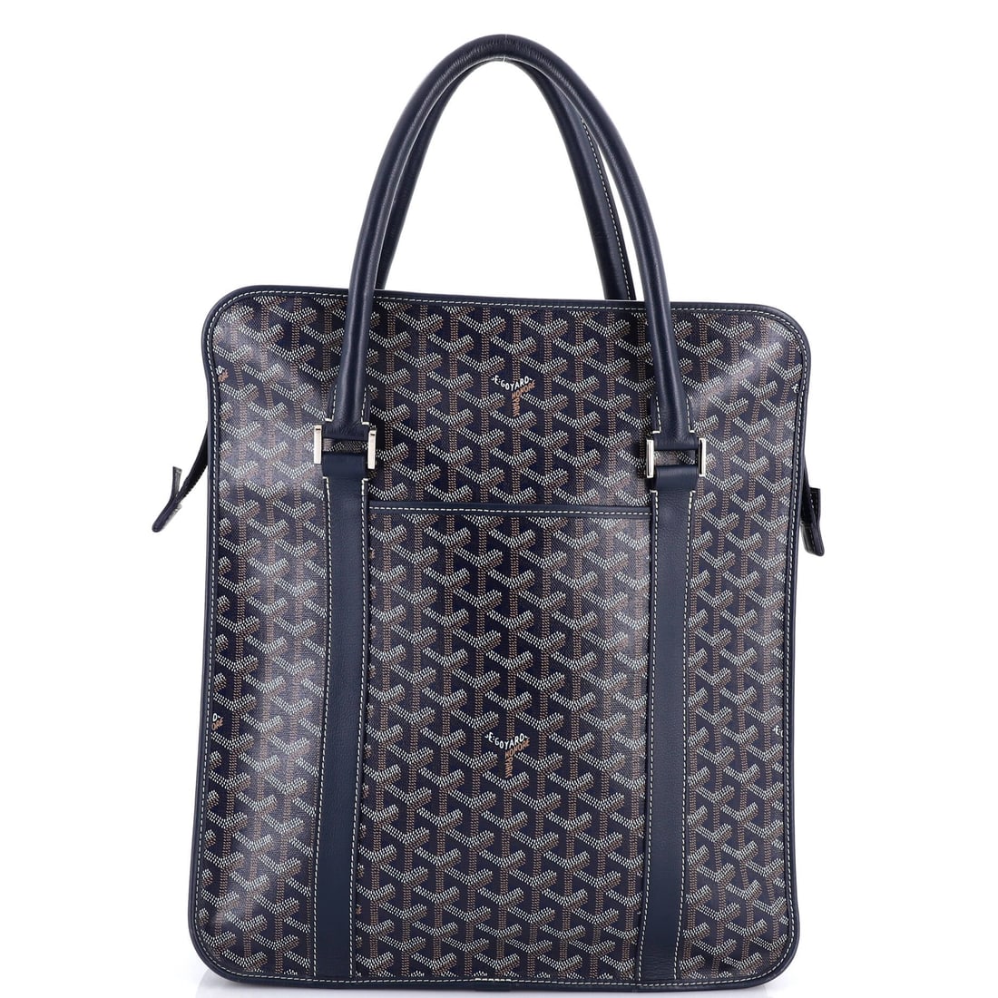 Goyard Bourgogne Bag Coated Canvas: A clean and confident piece in Goyard's idiom, finished to the standards a long-time collector expects. The lot is catalogued as the Goyard Bourgogne Bag Coated Canvas. The finish is the house's hand-