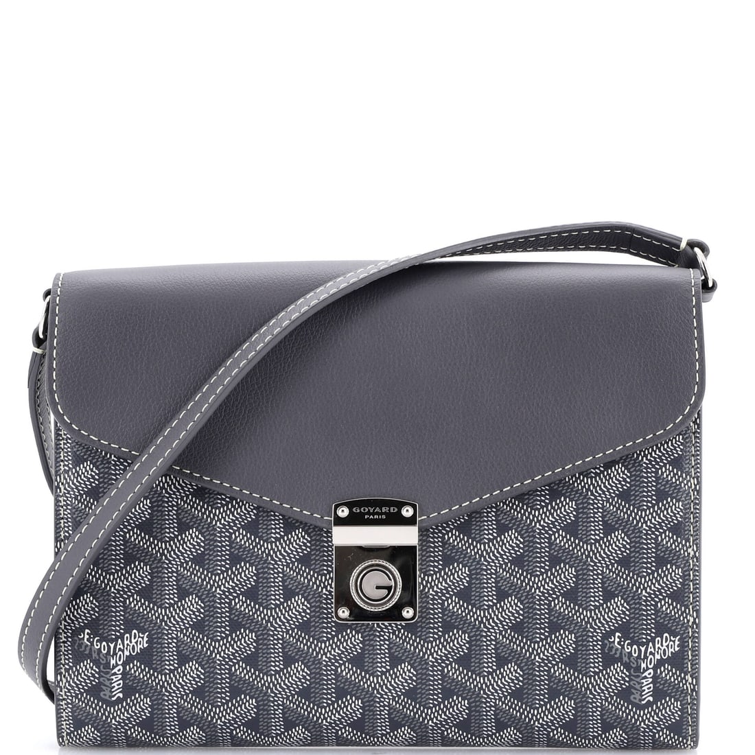 Goyard Chypre Wallet on Strap Coated Canvas with Leather: What anchors this Goyard Wallet is precisely what anchors the line: the slim, zip-around wallet architecture sized to slip into a clutch or a coat pocket without making itself known. The piece is fini
