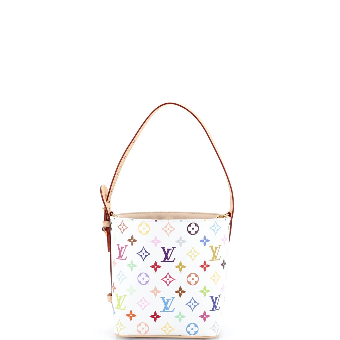 Louis Vuitton x Takashi Murakami All In Handbag Monogram Multicolor: A polished reading of Louis Vuitton's daily vocabulary, drawn to the proportions the maison has long preferred. The lot is catalogued as the Louis Vuitton x Takashi Murakami All In Handbag Monogram