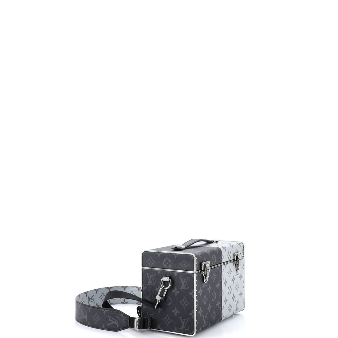 Louis Vuitton Trunk Shoulder Bag Monogram Eclipse Split Canvas - 2