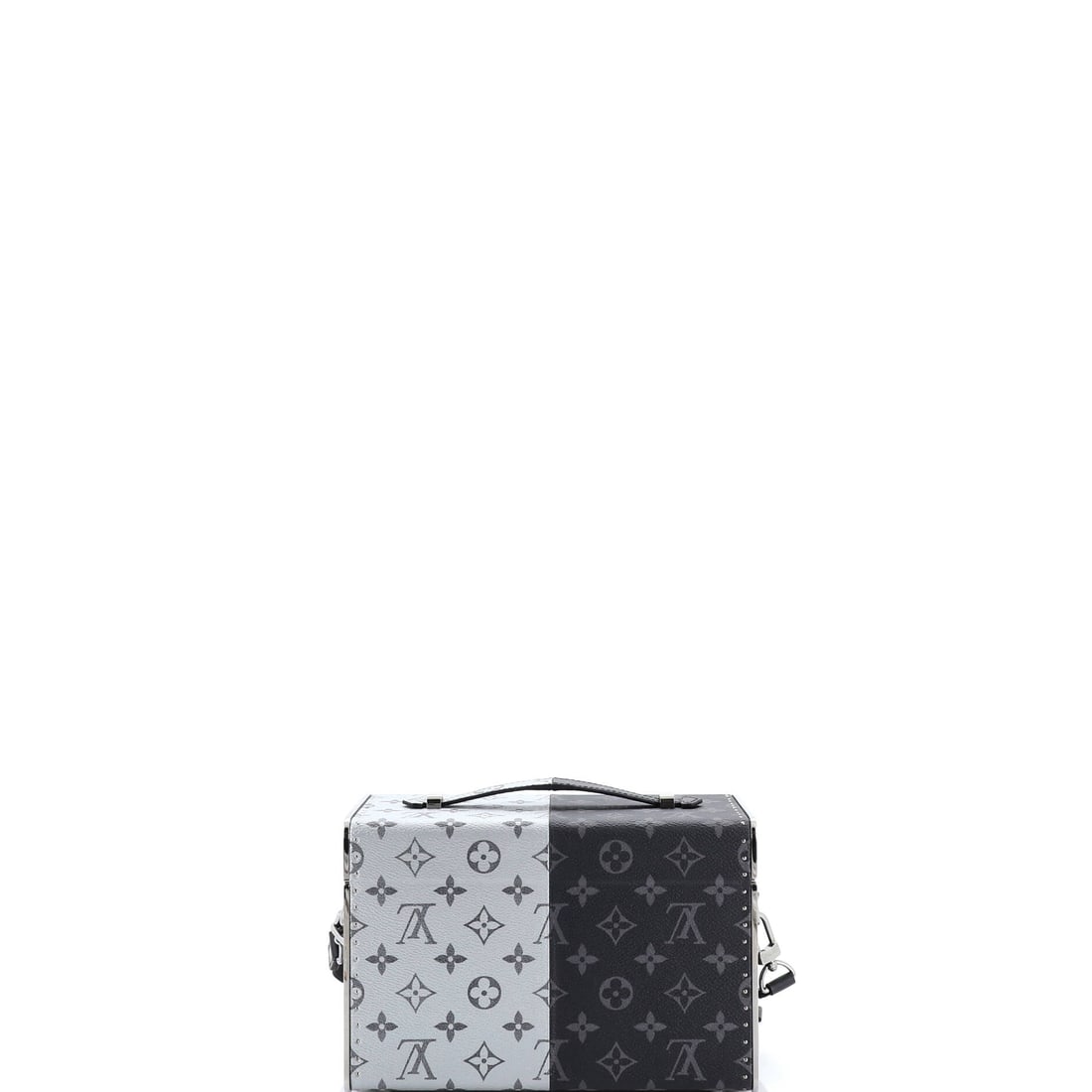 Louis Vuitton Trunk Shoulder Bag Monogram Eclipse Split Canvas - 3
