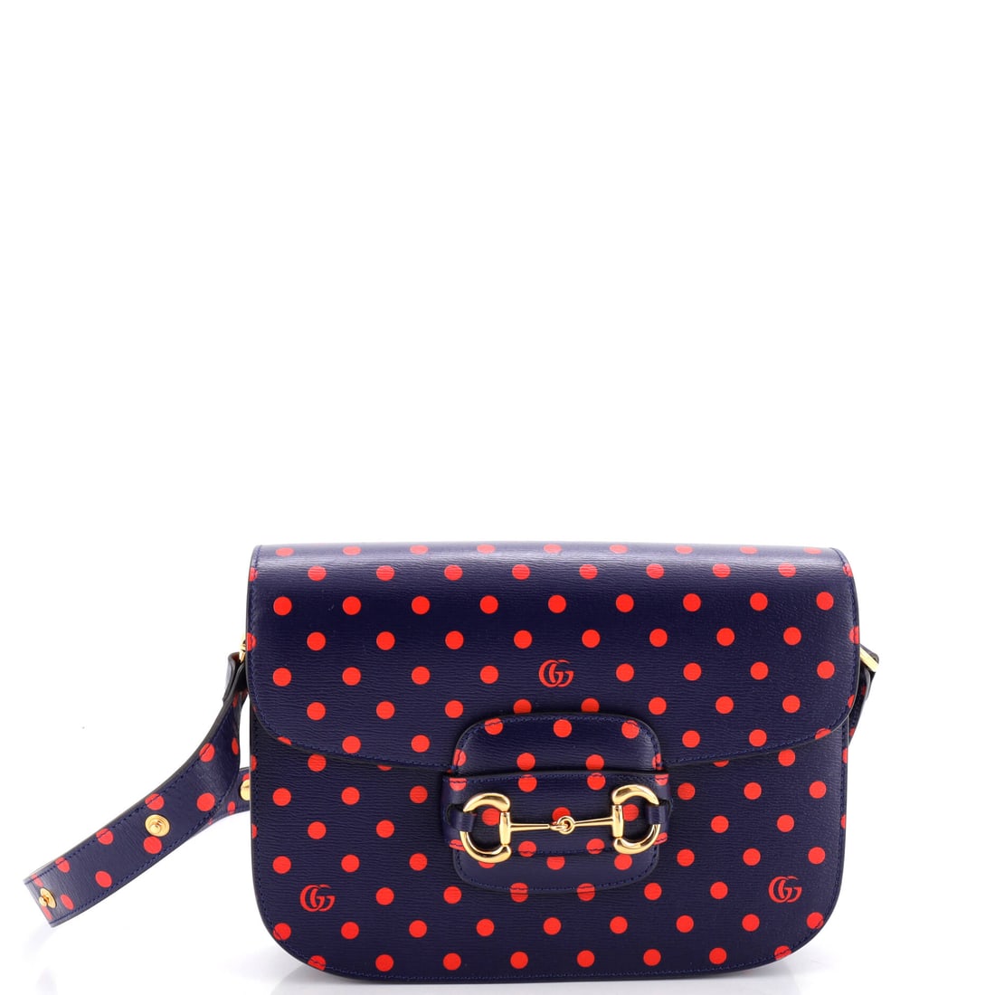 Gucci Horsebit 1955 Shoulder Bag Printed Leather: Set against its lineage, this Gucci Horsebit reads as a measured example of the line, built around the working silhouette the line is named for. At 8 by 10 by 4 inch, the silhouette reads as everyday 