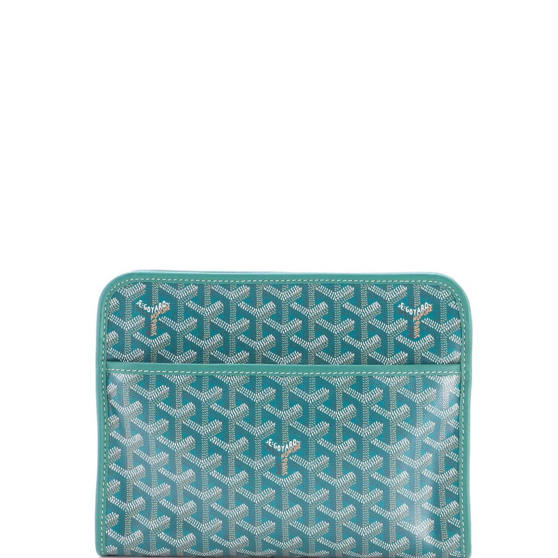 Goyard Jouvence Toiletry Pouch Coated Canvas: Open the Toiletry once and the line announces itself: the soft toiletry pouch silhouette finished in the house's signature canvas. It is finished in the house's hand-painted coated cotton canvas, the 