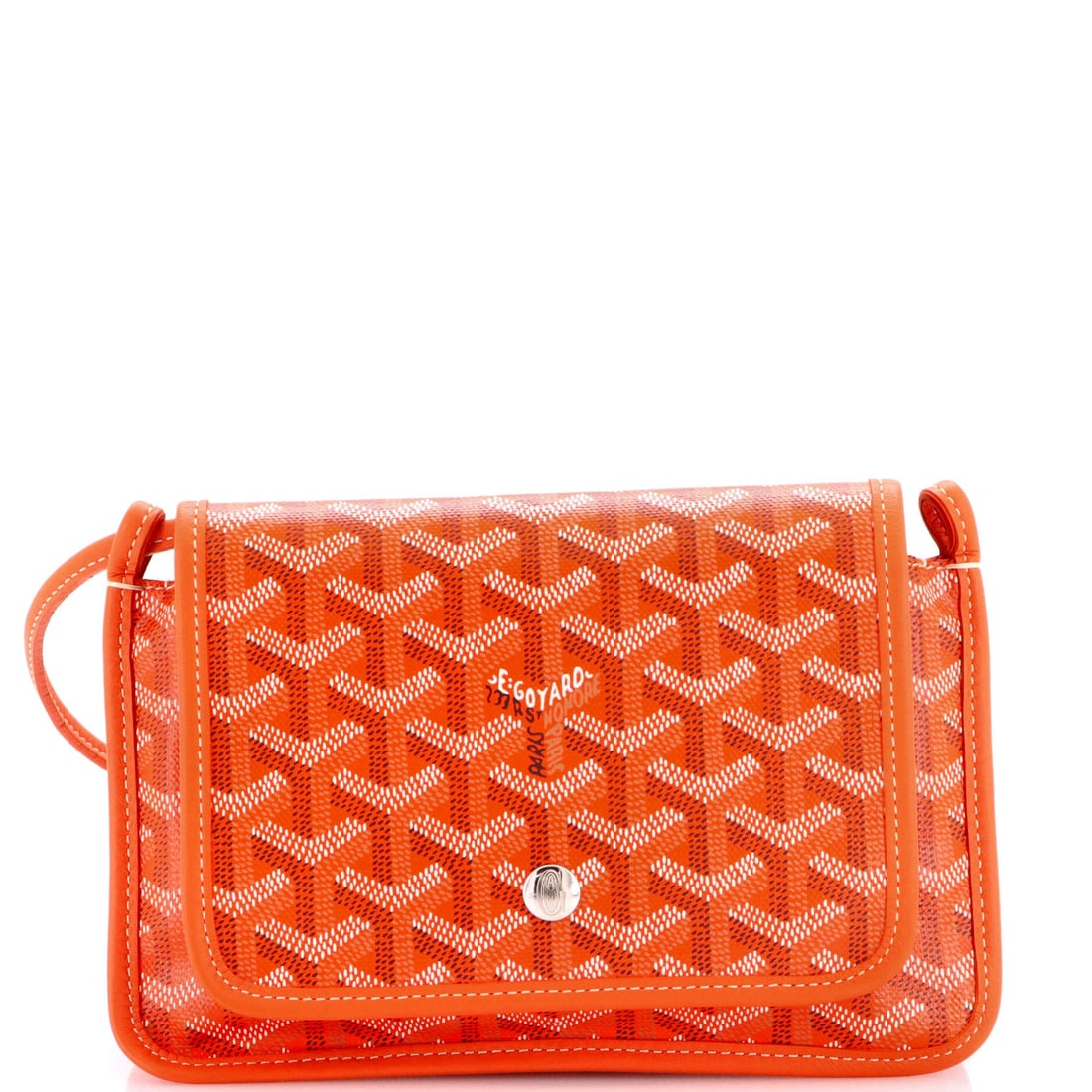 Goyard Plumet Clutch Wallet Coated Canvas: Set against its lineage, this Goyard Wallet reads as a measured example of the line, built around the slim, zip-around wallet architecture sized to slip into a clutch or a coat pocket without making i