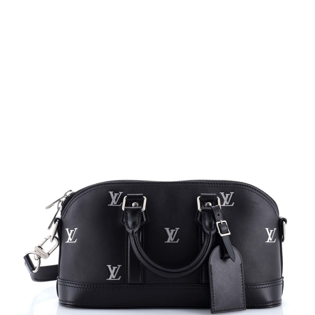 Louis Vuitton Alma Handbag LV Blason Calf Leather: There is a reason the Alma keeps returning to the conversation, and this Louis Vuitton example is part of it: the structured, dome-topped silhouette Gaston-Louis Vuitton drew up for Coco Chanel in 193