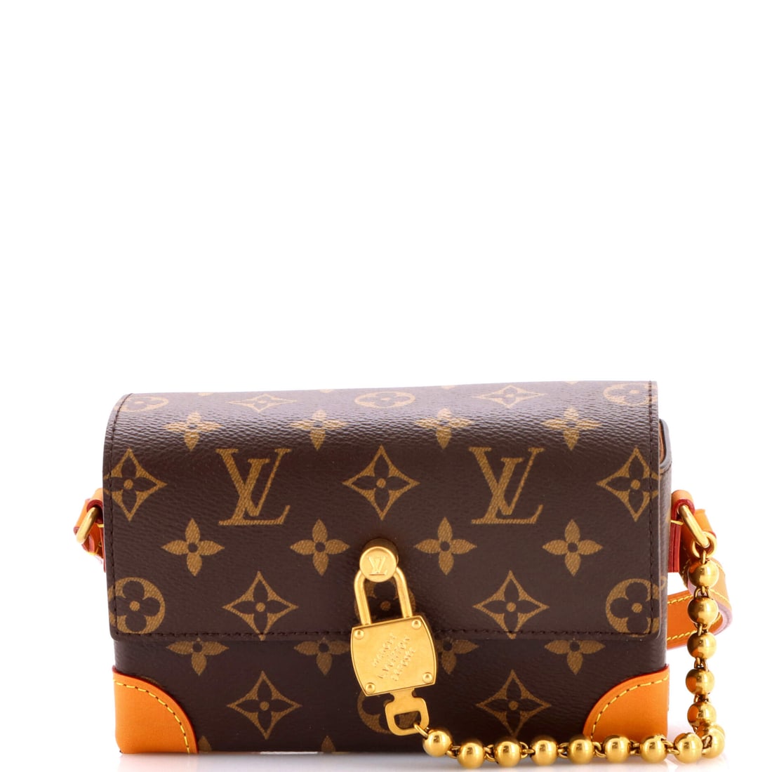 Louis Vuitton Steamer Wearable Wallet Monogram Archive: Properly seen, this Wallet carries the architecture the line has always relied on: the slim, zip-around wallet architecture sized to slip into a clutch or a coat pocket without making itself known. It