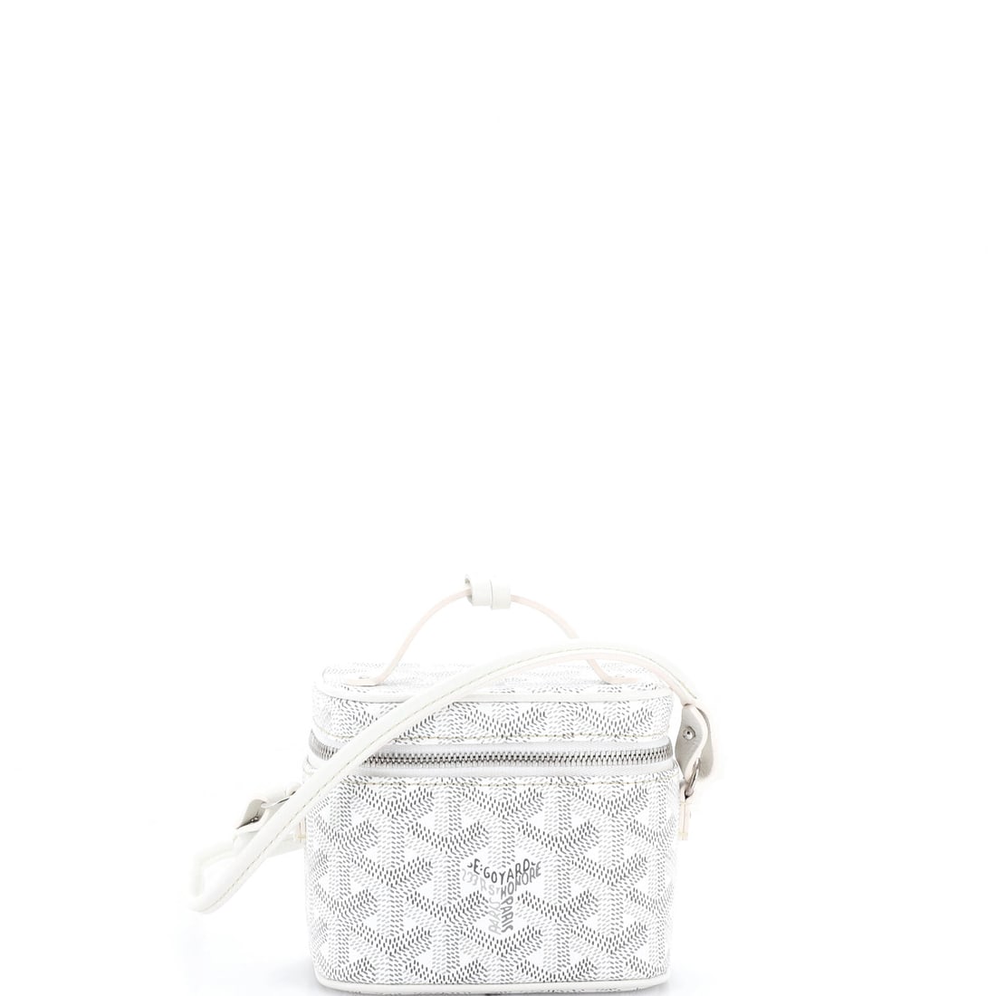 Goyard Muse Vanity Case Coated Canvas: There is a reason the Vanity keeps returning to the conversation, and this Goyard example is part of it: the boxy, lipped-top silhouette descended from Vuitton's nineteenth-century travel vanity cases