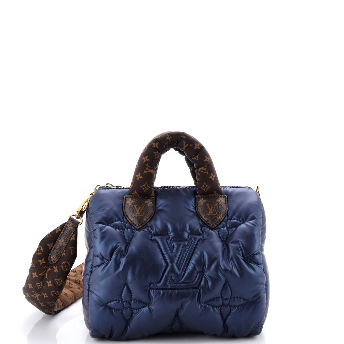 Louis Vuitton Speedy Bandouliere Bag Monogram Quilted Econyl Nylon (1 of 7)