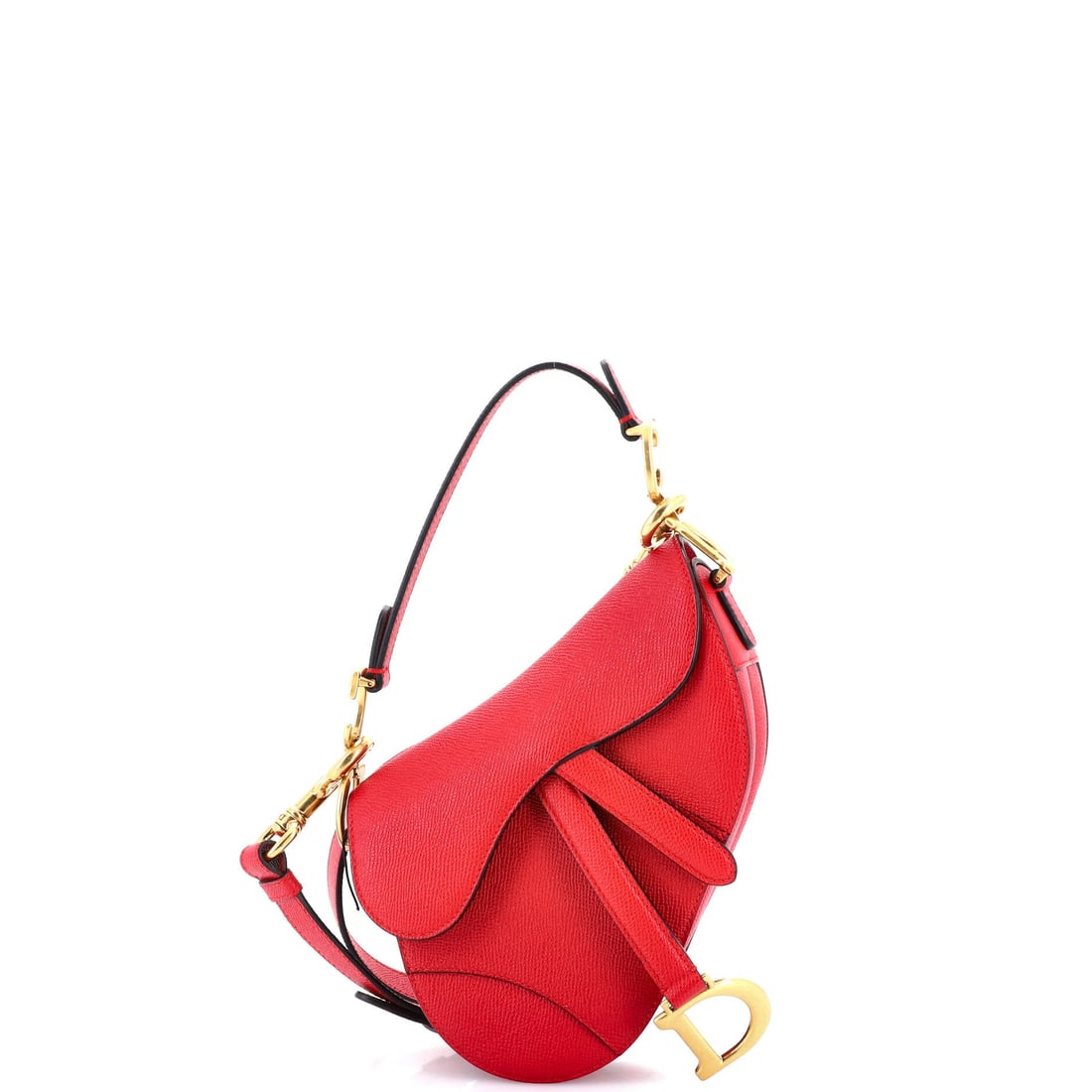 Christian Dior Saddle Handbag with Strap Leather (1 of 6)