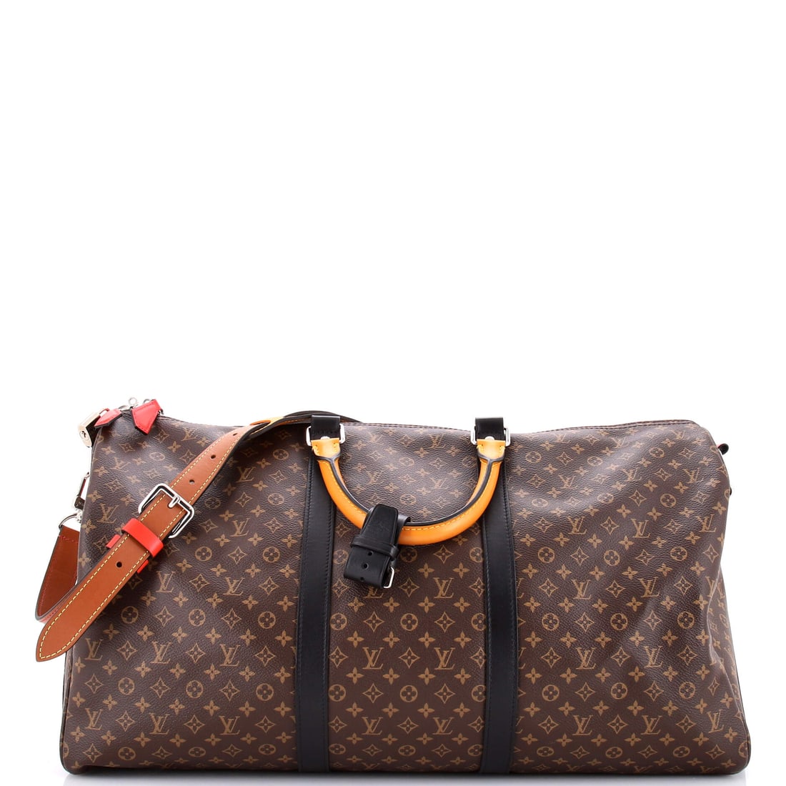 Louis Vuitton Keepall Bandouliere Bag Limited Edition Patchwork Monogram Canvas with Epi Leather (1 of 8)