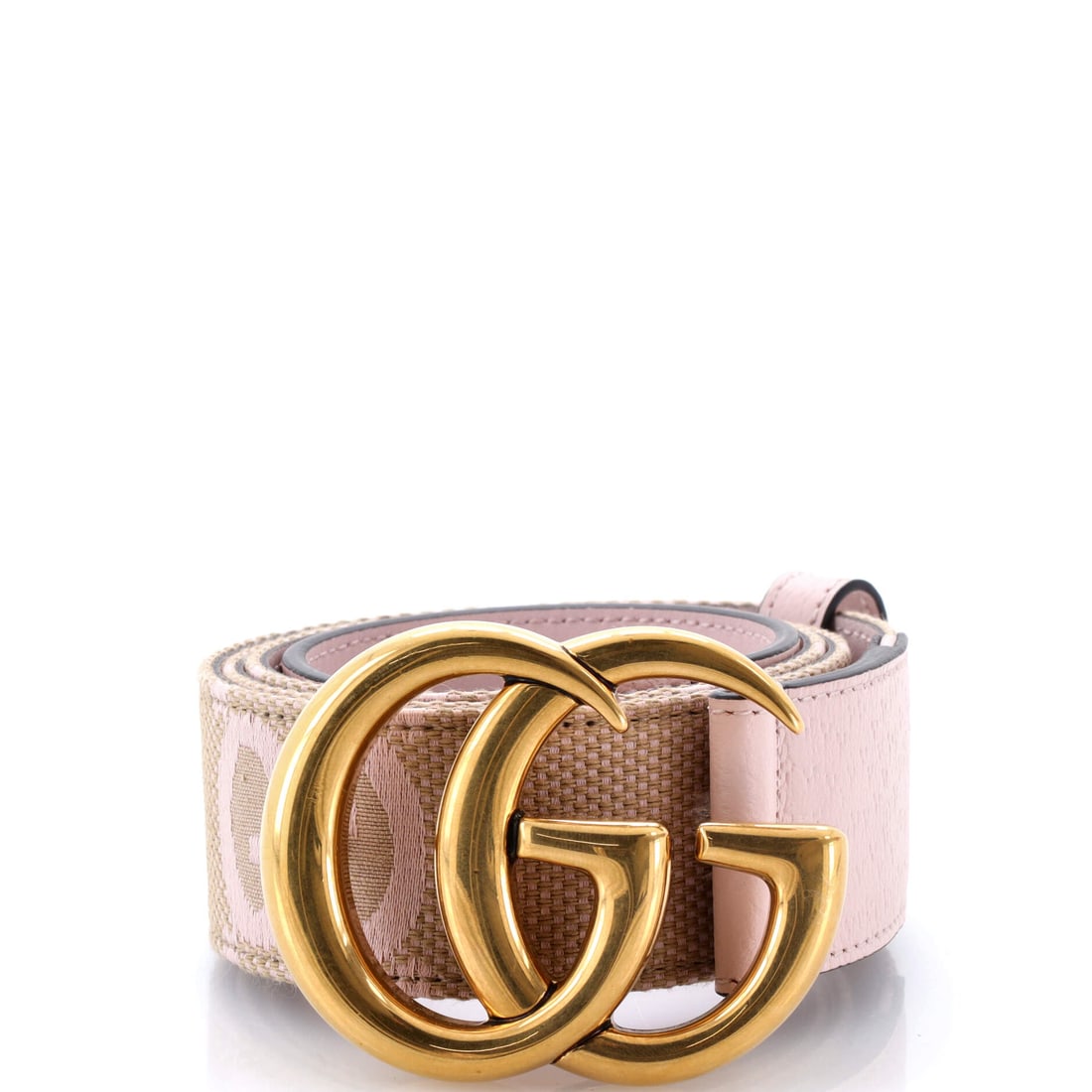 Gucci GG Marmont Belt Jumbo GG Canvas and Leather (1 of 3)