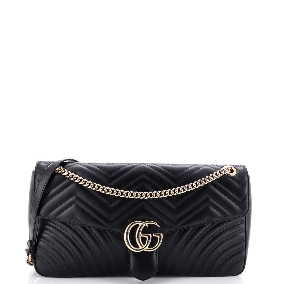 Gucci GG Marmont Flap Bag Matelasse Leather (1 of 6)