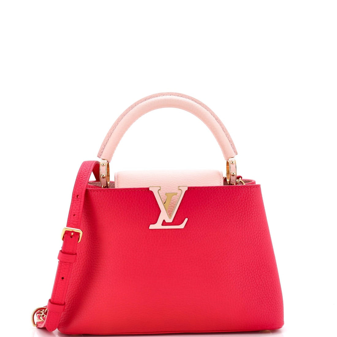 Louis Vuitton Braided Chain Capucines Bag Taurillion Leather (1 of 8)