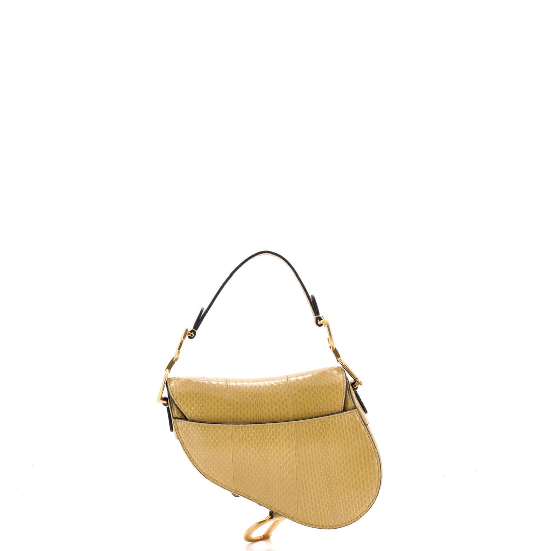Christian Dior Saddle Handbag Python - 3