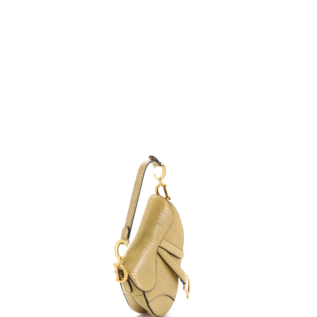 Christian Dior Saddle Handbag Python - 2