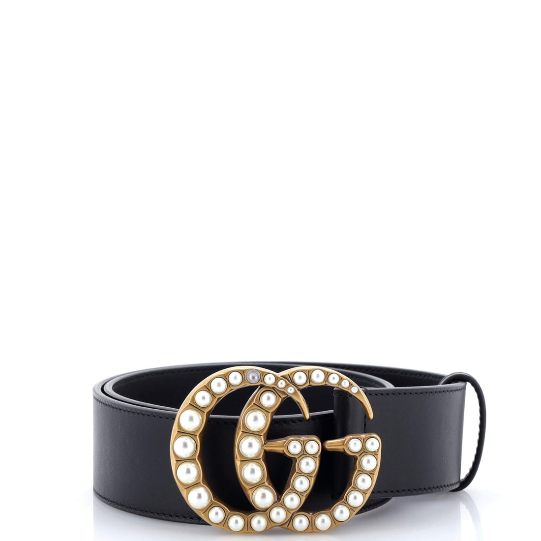 Gucci Pearly GG Marmont Belt Leather: What anchors this Gucci Marmont is precisely what anchors the line: the belt silhouette, drawn to the working hardware and material vocabulary the Gucci Marmont line has stood for across reissues. The