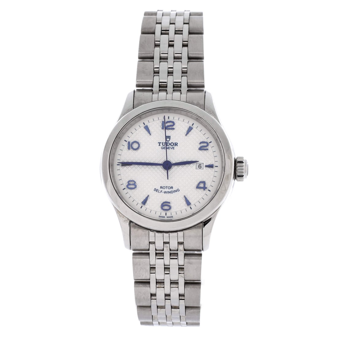 Tudor 1926 Automatic Watch Stainless Steel 28: Cased in stainless steel, the Tudor 1926 Automatic Watch reads as a serious wrist piece without tipping into flash. The case sits flush on the wrist, with finishing transitions clean enough to catch