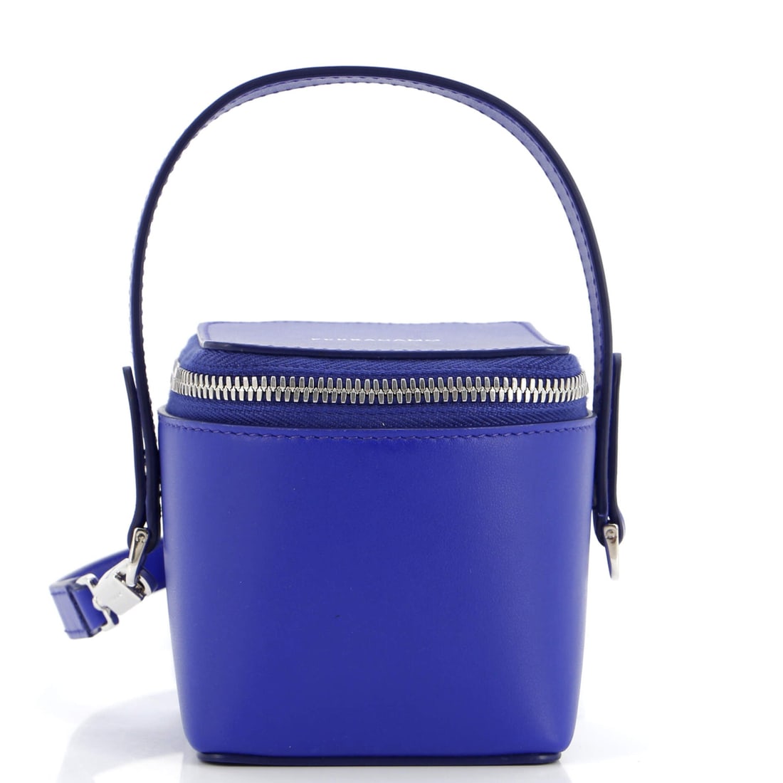 Salvatore Ferragamo Gancicni Top Handle Vanity Case Leather Micro: Salvatore Ferragamo's Gancicni Top Handle Vanity Case sits squarely in the maison's most-quoted handbag language, with a profile that has earned its place in serious wardrobes. Built in Leather, the