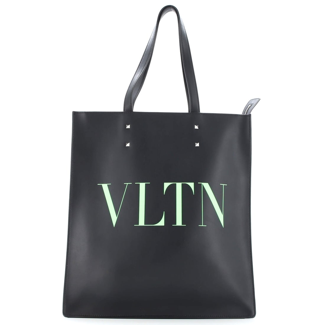Valentino Garavani VLTN Rockstud Shopping Tote Printed Leather Tall (1 of 9)