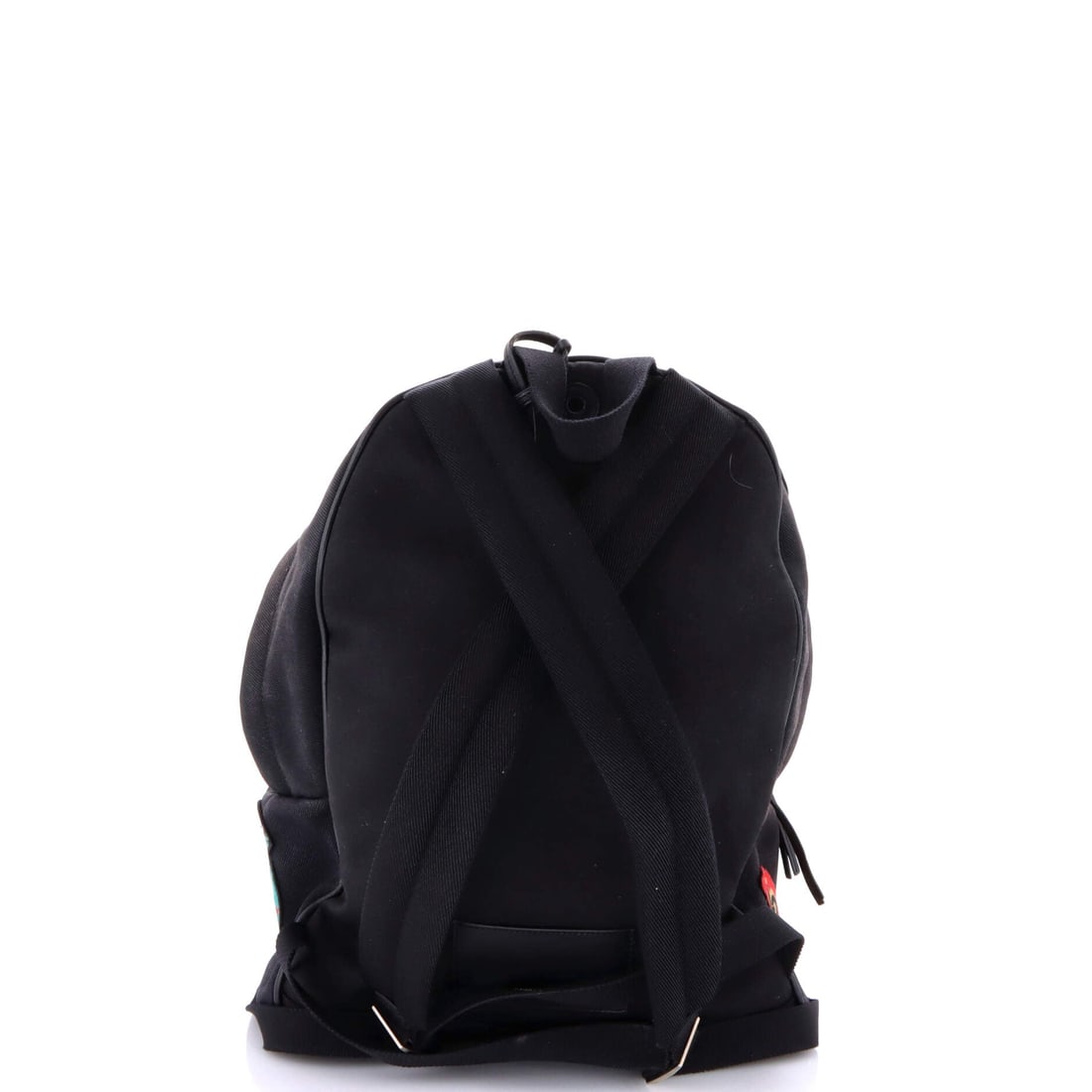 Saint Laurent City Backpack Patch Embellished Canvas Medium - 3