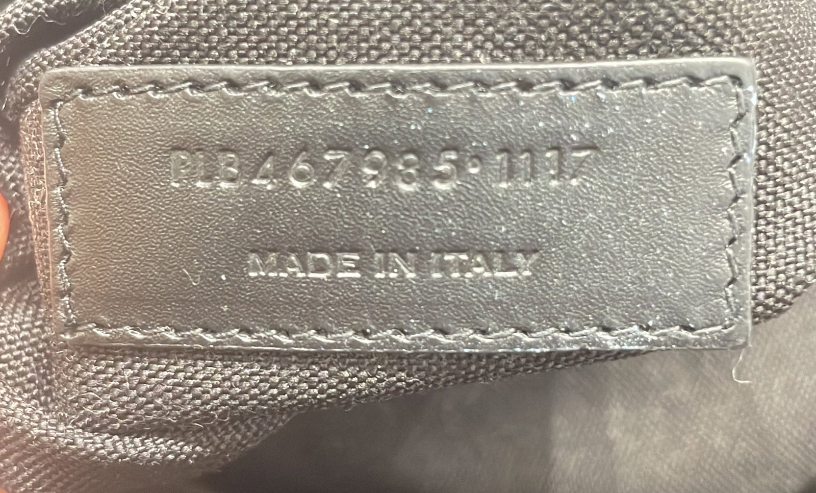 Saint Laurent City Backpack Patch Embellished Canvas Medium - 6