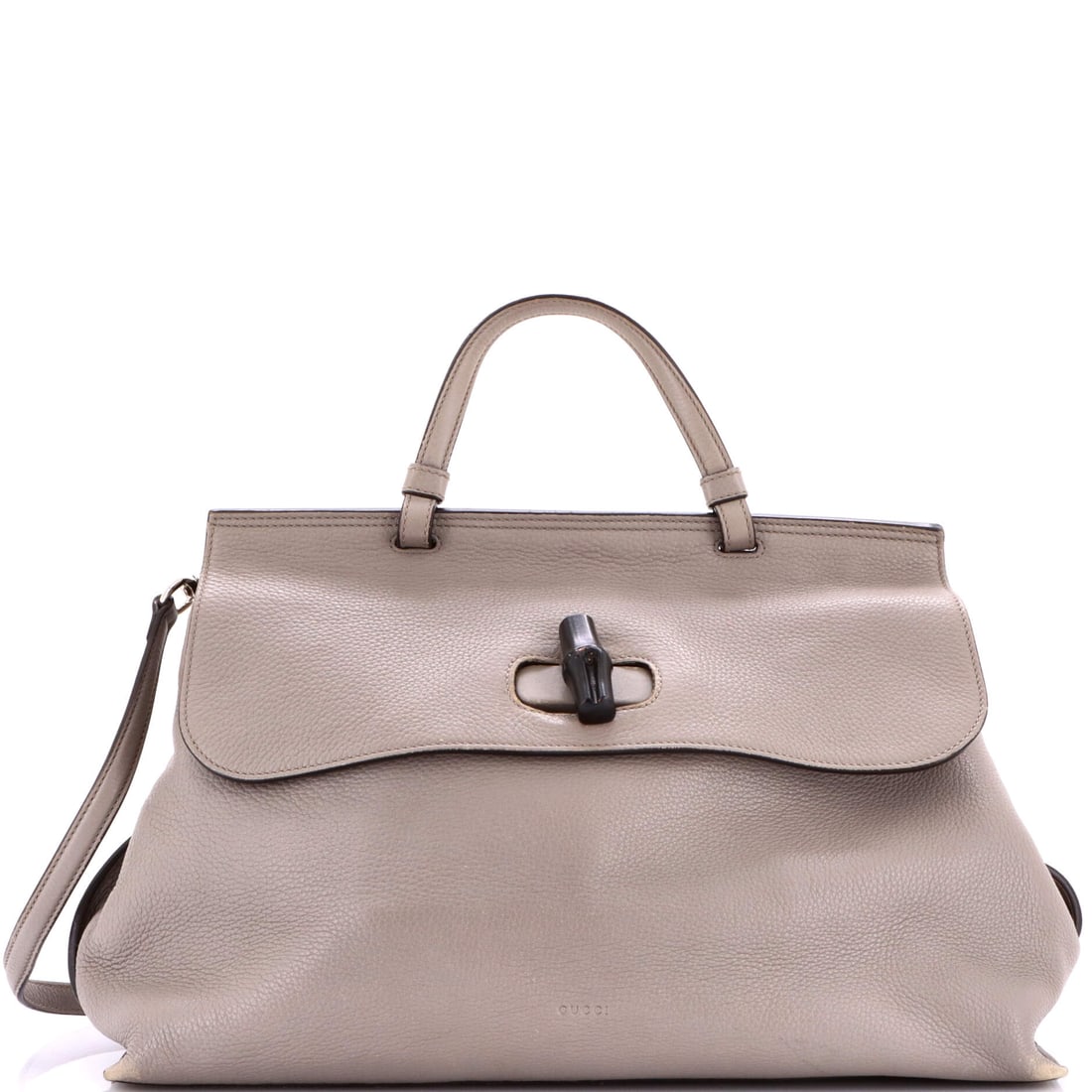 Gucci Bamboo Daily Top Handle Bag Leather Large (1 of 8)