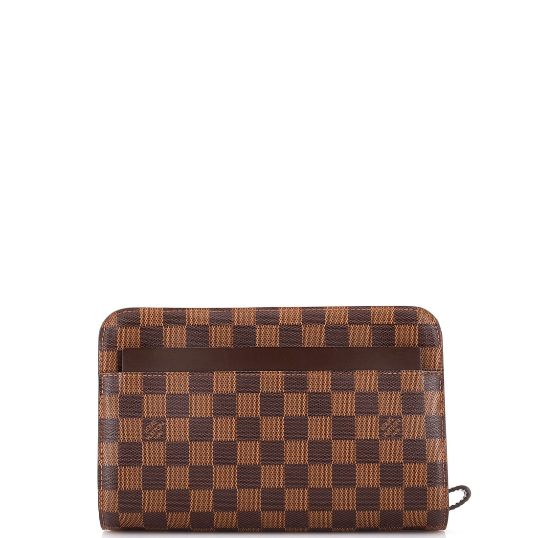 Louis Vuitton Pochette Saint Louis Damier: Louis Vuitton's Pochette Saint Louis sits squarely in the maison's most-quoted handbag language, with a profile that has earned its place in serious wardrobes. It is finished in the Damier coated canv