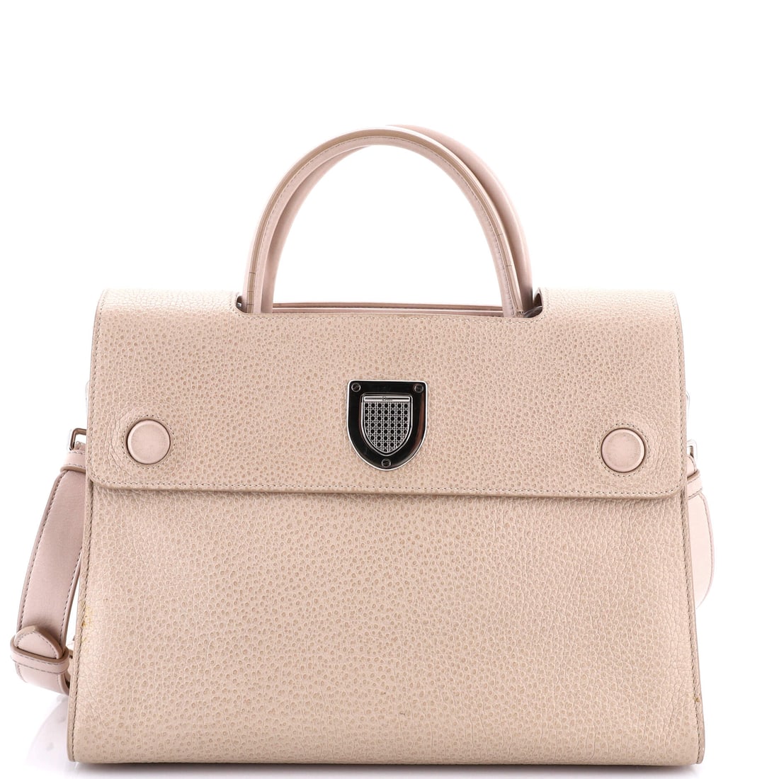 Christian Dior Diorever Bag Leather Medium: The Diorever Bag sits in Christian Dior's most quietly confident silhouette family, where line and weight do the talking. The make is in Leather, a choice that gives the piece its quiet authority. Pro