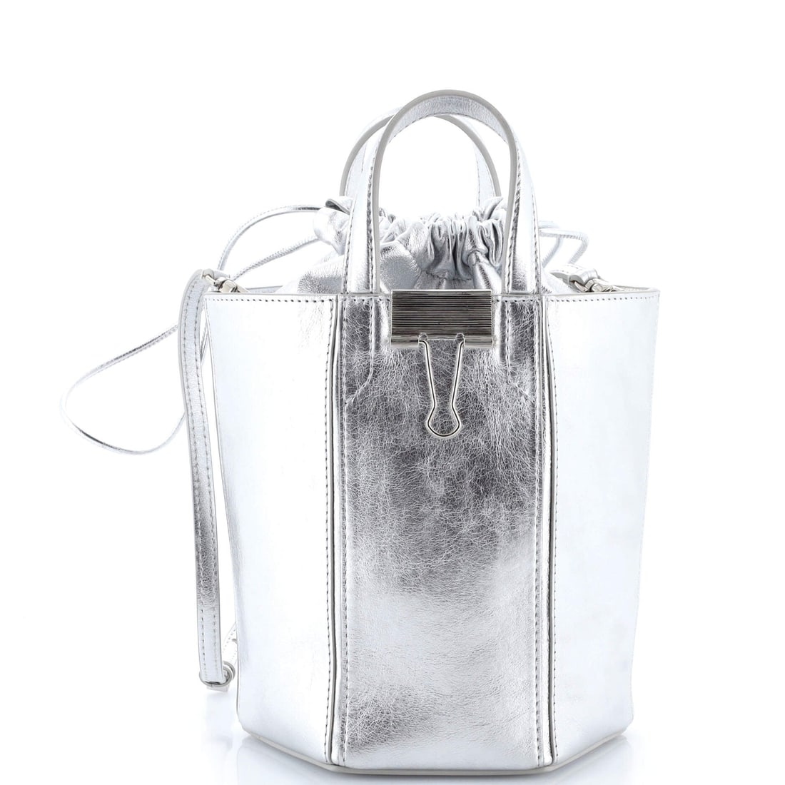 Off White Vintage Allen Bucket Bag Leather: From Off White, this Vintage Allen Bucket Bag arrives in a configuration the house designed to read as both deliberate and easy. The build sits in Leather, finished to the standard that defines the ma