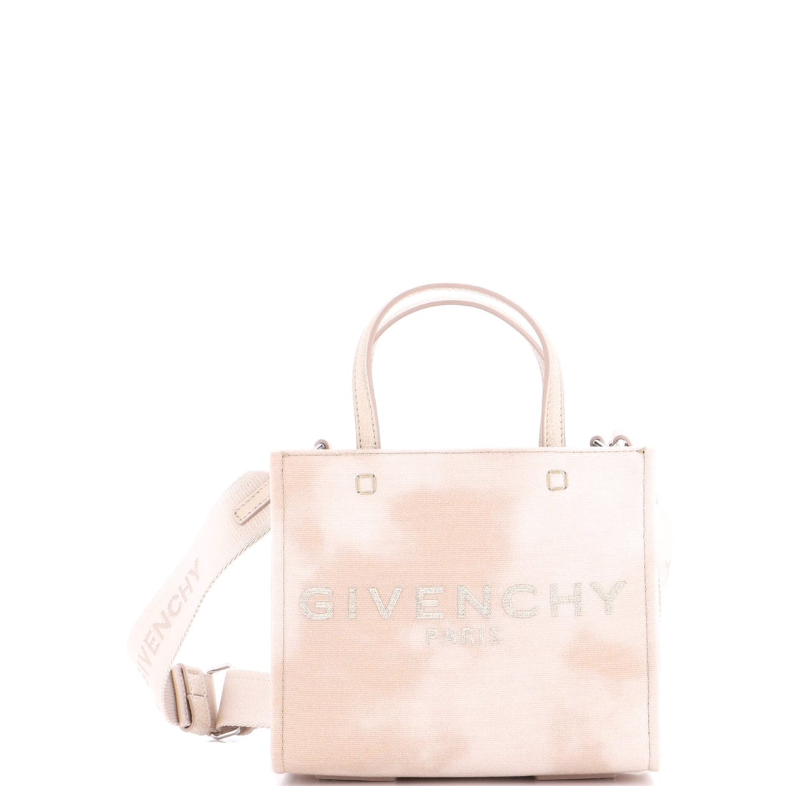 Givenchy G-Tote Canvas Mini: From the Givenchy archive, the G-Tote carries the kind of architecture that translates clearly across daytime, travel, and evening rotation. It is constructed in Canvas, with the kind of considered fi