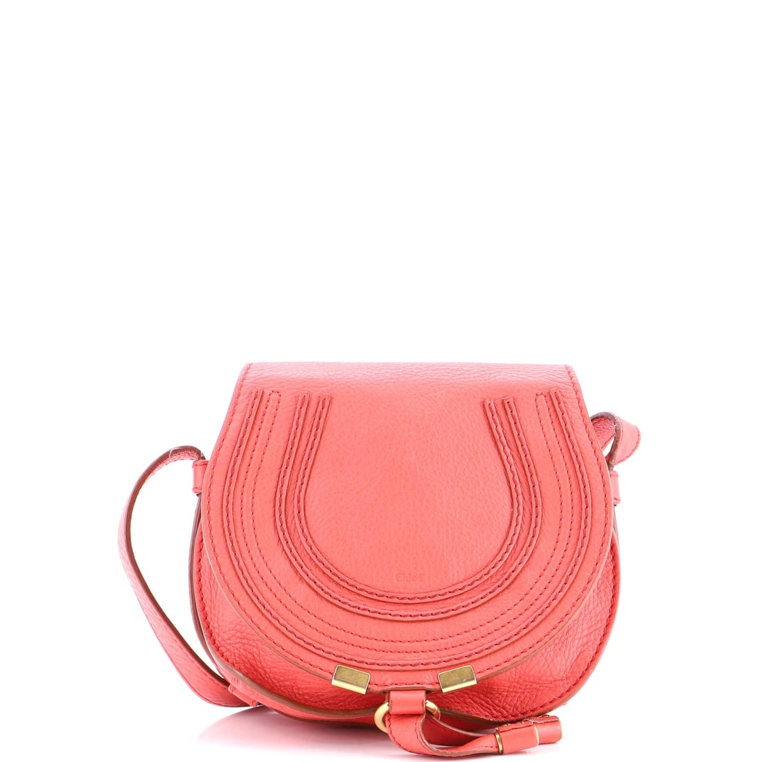 Chloe Marcie Crossbody Bag Leather Mini: The Marcie Crossbody Bag is one of Chloe's most translatable silhouettes, a piece that adjusts to its wearer rather than the other way around. Worked in Leather, the surface carries a measured, well-b