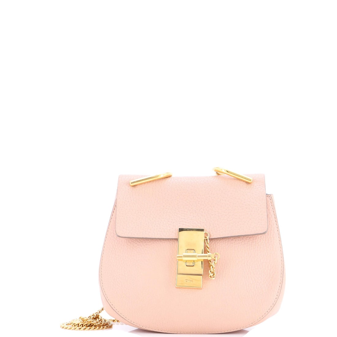 Chloe Drew Crossbody Bag Leather Mini: The Drew Crossbody Bag sits in Chloe's most quietly confident silhouette family, where line and weight do the talking. The build sits in Leather, finished to the standard that defines the maison's lea