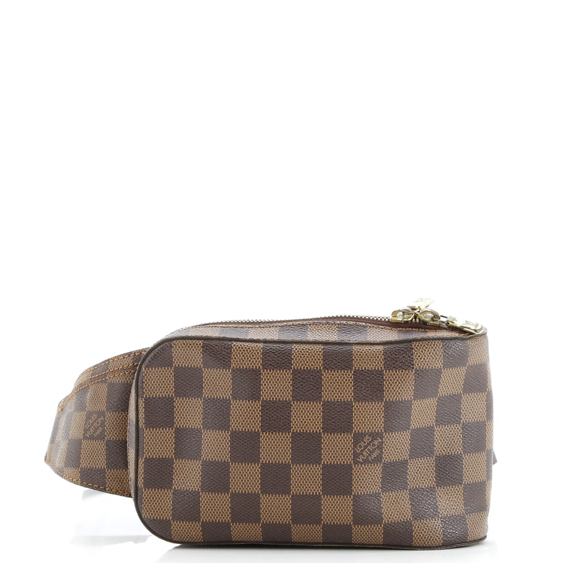Louis Vuitton Geronimos Waist Bag Damier: Louis Vuitton's Geronimos Waist Bag sits squarely in the maison's most-quoted handbag language, with a profile that has earned its place in serious wardrobes. Construction sits in the Damier coated ca