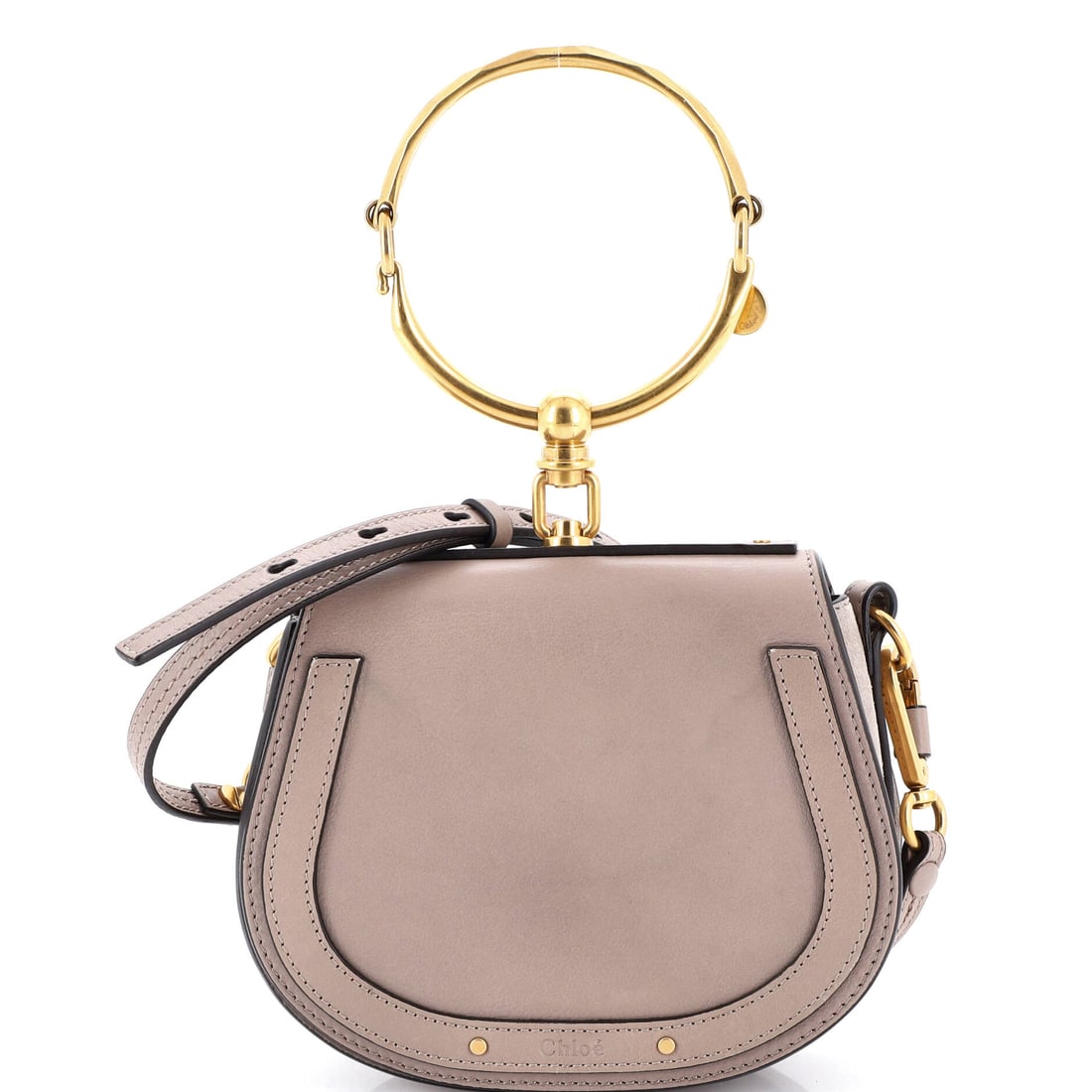 Chloe Nile Crossbody Bag Leather Small: Chloe's Nile Crossbody Bag is a study in measured architecture, the kind of carry that telegraphs taste before it ever signals brand. It is constructed in Leather, with the kind of considered finish t