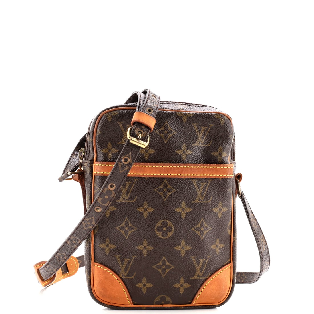 Louis Vuitton Danube Handbag Monogram Canvas: Within Louis Vuitton's catalog, the Danube Handbag occupies the territory between everyday tote and editorial carry. It carries the unmistakable hand of Monogram coated canvas, the house's signature L