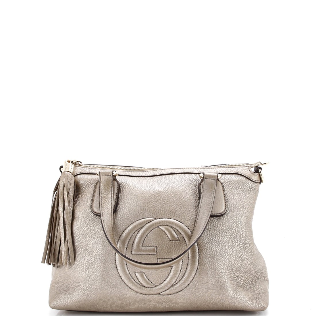 Gucci Soho Convertible Soft Top Handle Bag Leather (1 of 7)