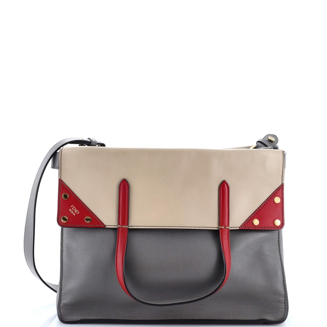 Fendi Flip Tote Leather Regular: From the Fendi archive, the Flip Tote carries the kind of architecture that translates clearly across daytime, travel, and evening rotation. It is constructed in Leather, with the kind of considered
