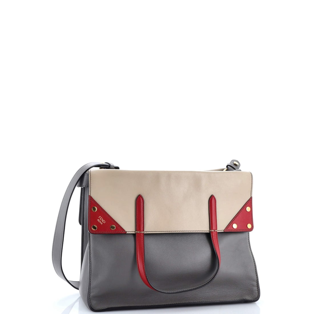 Fendi Flip Tote Leather Regular - 2
