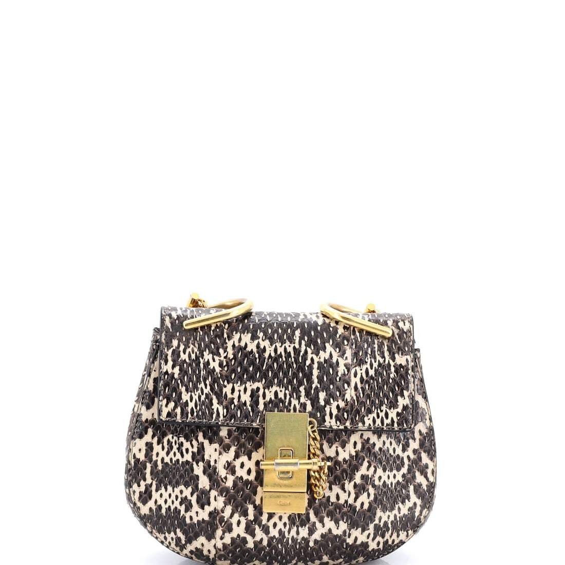 Chloe Drew Crossbody Bag Python Mini - 2