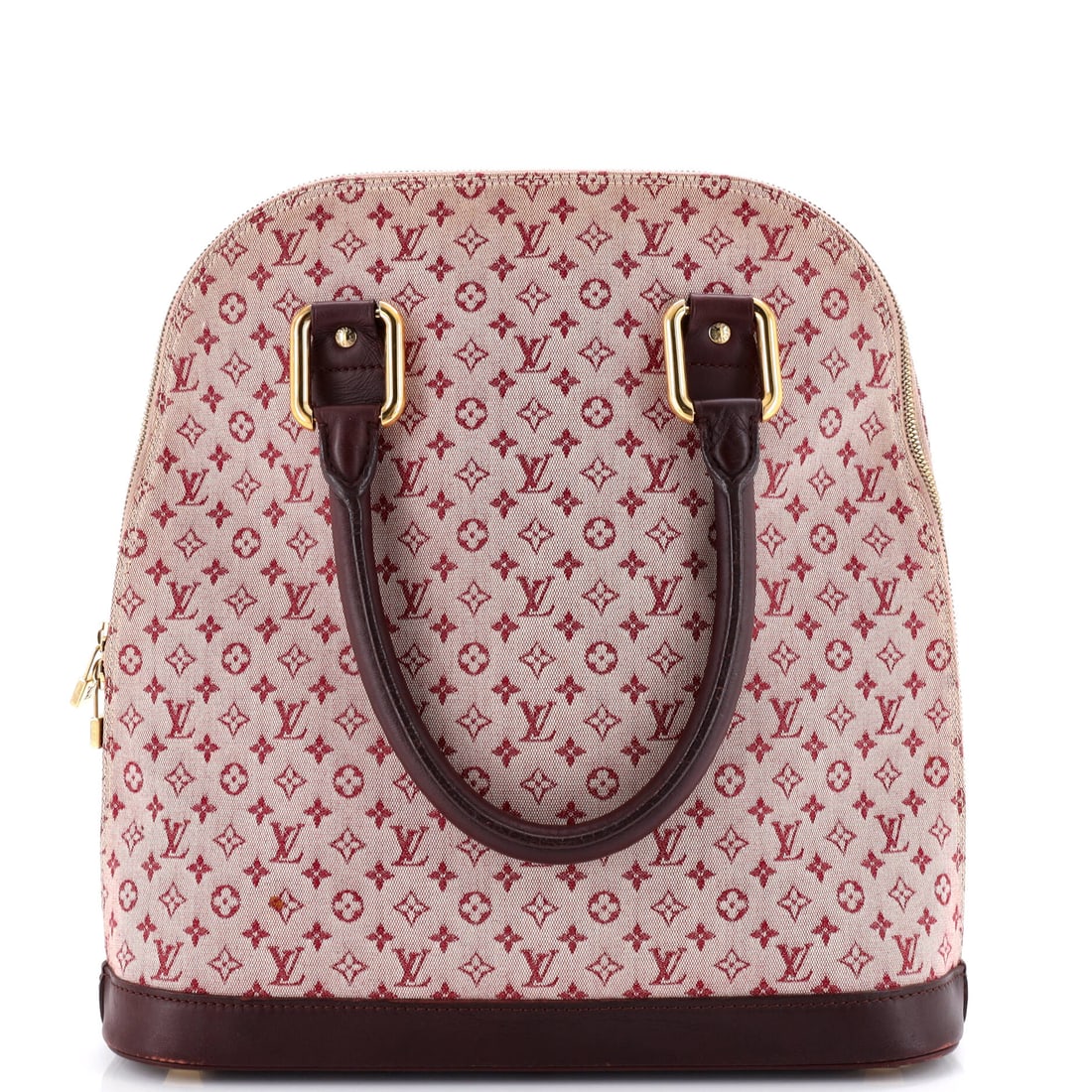 Louis Vuitton Alma Handbag Mini Lin Haut: Louis Vuitton built the Alma Handbag as a piece that holds its own in a wardrobe rather than competing with it. Cut in Mini Lin, it has the considered hand a careful collector recognizes immediately.
