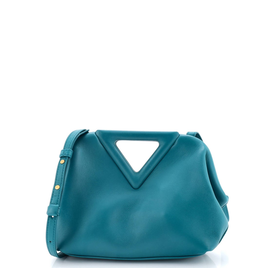 Bottega Veneta Point Shoulder Bag Leather Small: Bottega Veneta's Point Shoulder Bag steps in with the considered architecture the maison saves for its most carried house bags. The make is in Leather, a choice that gives the piece its quiet authorit