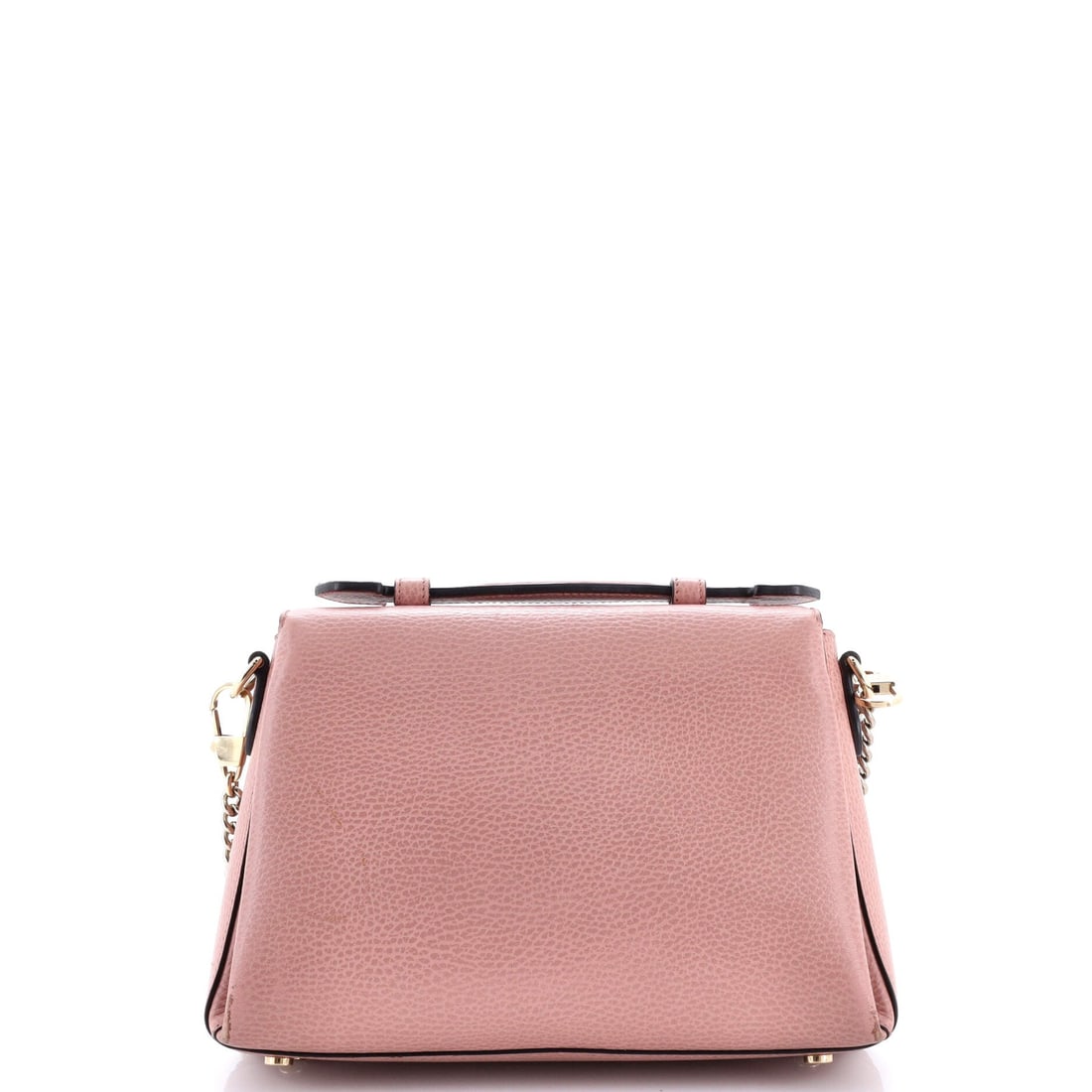 Gucci Interlocking Top Handle Bag Leather Medium - 3