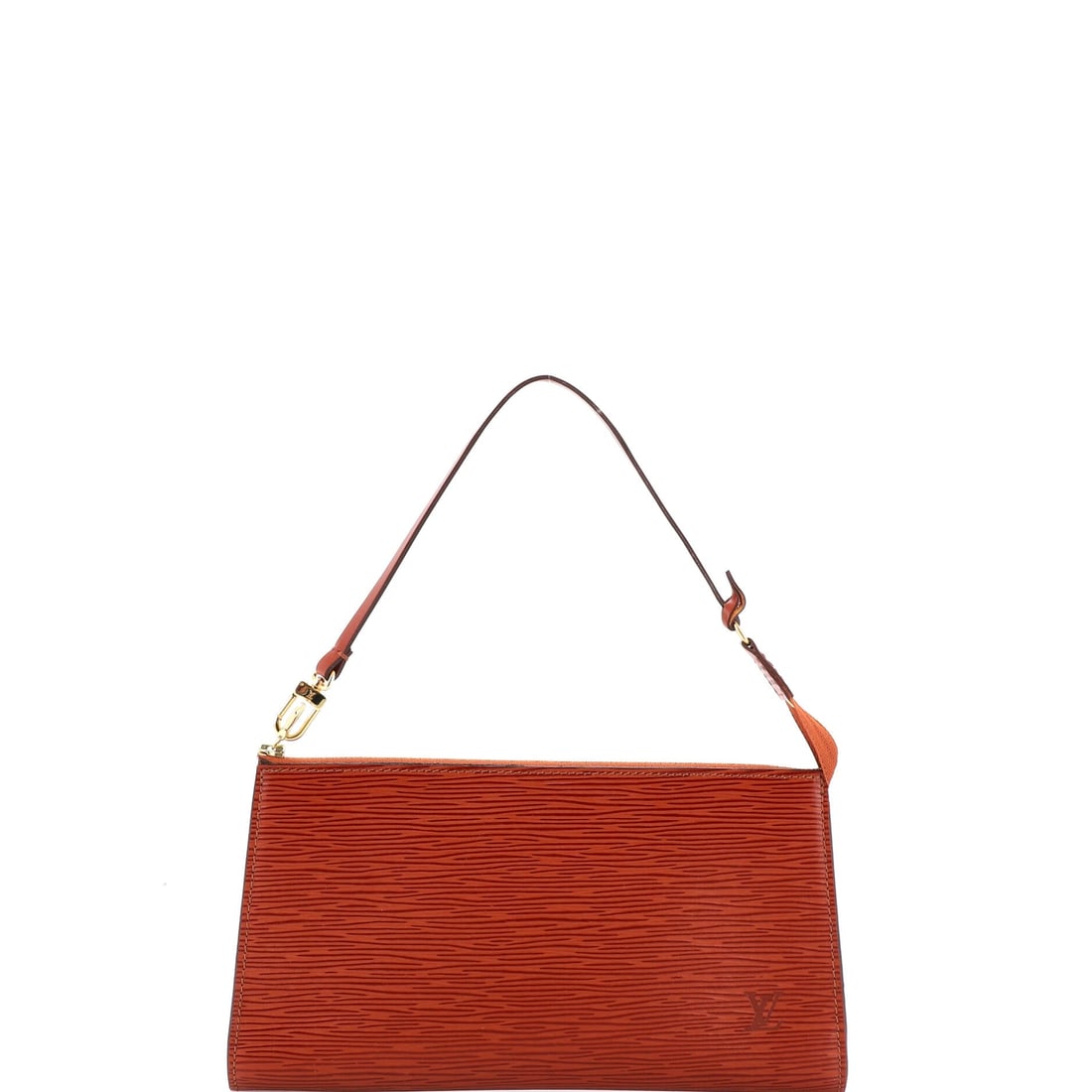 Louis Vuitton Pochette Accessoires Epi Leather: From the Louis Vuitton archive, the Pochette Accessoires carries the kind of architecture that translates clearly across daytime, travel, and evening rotation. The leatherwork is in Epi leather, Vuitt